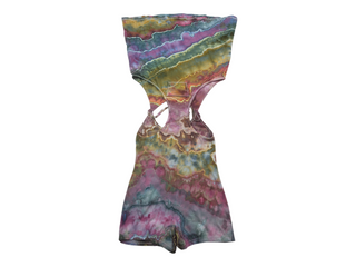 Women's Medium Tie-dye Tennis Dress Romper