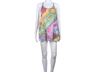 Women's Medium Tie-dye Tennis Dress Romper