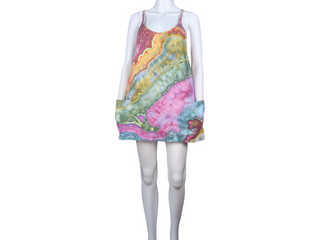 Women's Medium Tie-dye Tennis Dress Romper