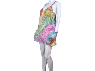 Women's Medium Tie-dye Tennis Dress Romper