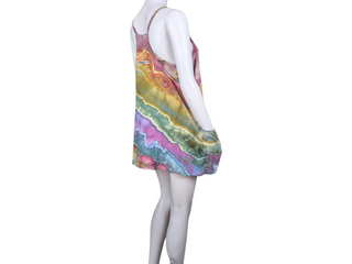 Women's Medium Tie-dye Tennis Dress Romper