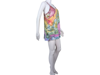 Women's Medium Tie-dye Tennis Dress Romper