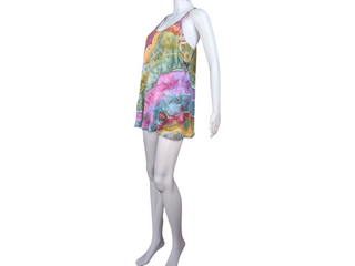 Women's Medium Tie-dye Tennis Dress Romper