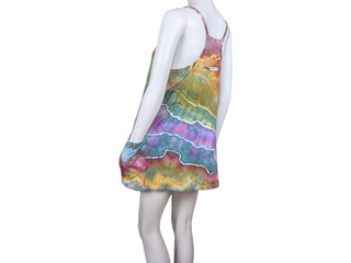 Women's Medium Tie-dye Tennis Dress Romper