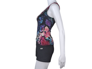 Women's Small Reversed Tie-dye Tank Top