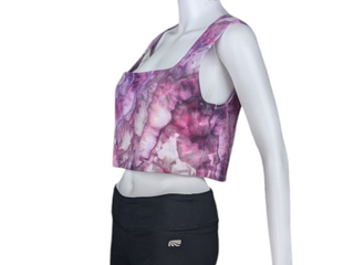 Women's XL Tie-dye Crop Top Tank