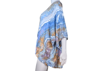 Women's XL Tie-dye Flowy Top