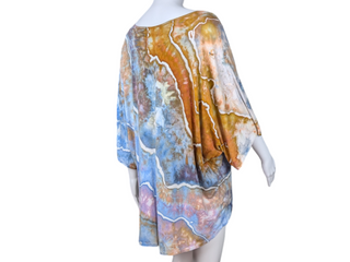 Women's XL Tie-dye Flowy Top