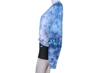 Women's Medium Tie-dye Cropped Sweatshirt