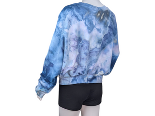 Women's Medium Tie-dye Cropped Sweatshirt