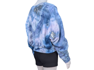 Women's Medium Tie-dye Cropped Sweatshirt