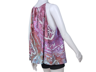 Women's XL Tie-dye Flowy Tank Top