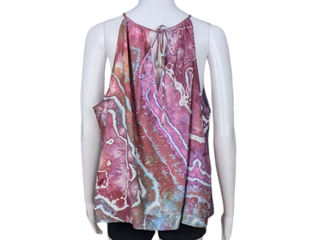 Women's XL Tie-dye Flowy Tank Top