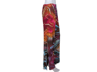 Women's Small Tie-dye Rayon Pants