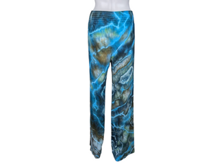 Women's Medium Tie-dye Rayon Pants