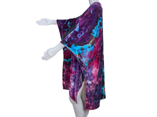 Women's OSFA Tie-dye Kimono Shawl