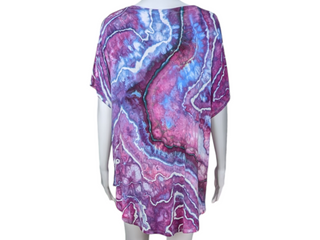 Women's 1X Tie-dye Rayon T-Shirt