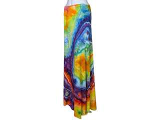 Women's 3XL Tie-dye Maxi Skirt