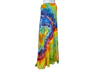 Women's 3XL Tie-dye Maxi Skirt