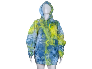 Men's Large Tie-dye Pullover Hoodie