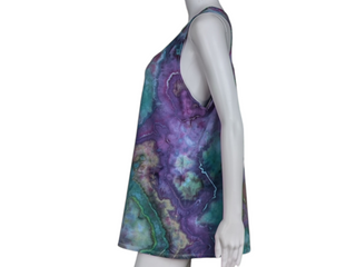 Women's XL Tie-dye Flowy Tank Top