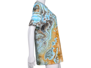 Men's Medium Tie-dye Geode T-Shirt