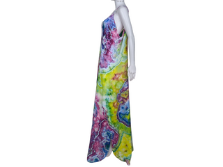 Women's XL Tie-dye Maxi Dress