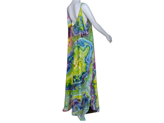 Women's XL Tie-dye Maxi Dress