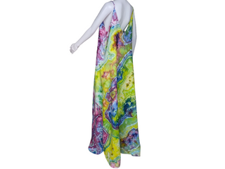 Women's XL Tie-dye Maxi Dress