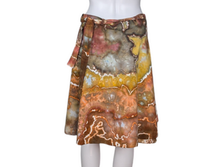 Women's XL Tie-dye Wrap Skirt