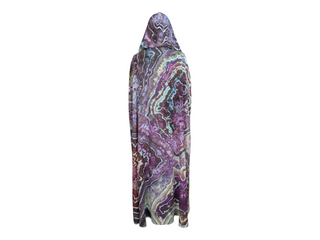 Tie-dye Hooded Cape