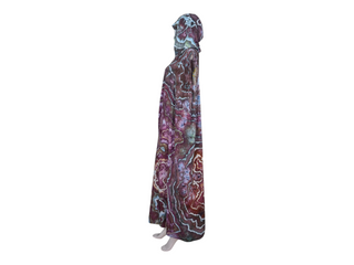 Tie-dye Hooded Cape