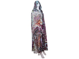 Tie-dye Hooded Cape