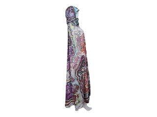 Tie-dye Hooded Cape