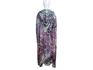 Tie-dye Hooded Cape