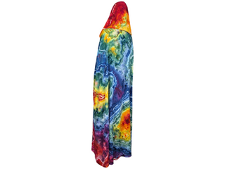 Rainbow Tie-dye Hooded Cape (discounted due to 2 small holes)