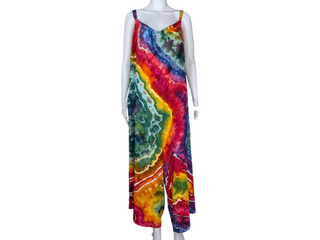 Women's XL Tie-dye Rainbow Jumpsuit