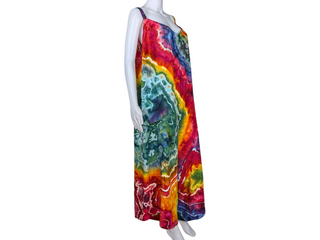 Women's XL Tie-dye Rainbow Jumpsuit