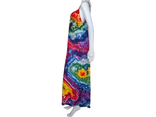 Women's XL Tie-dye Rainbow Jumpsuit