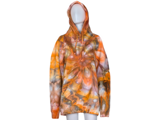 Men's 3XL Spiral Tie Dye Hoodie