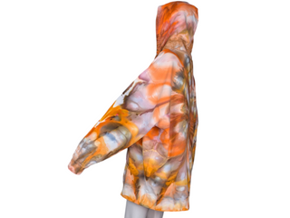 Men's 3XL Spiral Tie Dye Hoodie