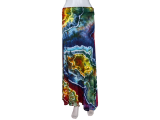 Women's Small Tie-dye Maxi Skirt