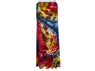 Women's Small Tie-dye Maxi Skirt