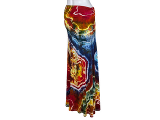 Women's Small Tie-dye Maxi Skirt