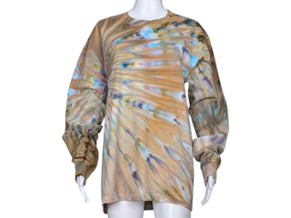 Men's Large Tie-dye Long Sleeve T-Shirt