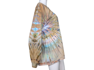 Men's Large Tie-dye Long Sleeve T-Shirt