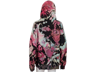 Women's XXL Reverse Tie-dye Buffalo Hoodie