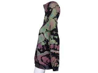 Women's XXL Reverse Tie-dye Buffalo Hoodie