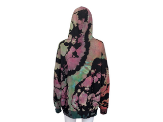 Women's XXL Reverse Tie-dye Buffalo Hoodie