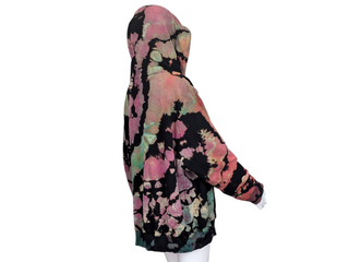 Women's XXL Reverse Tie-dye Buffalo Hoodie